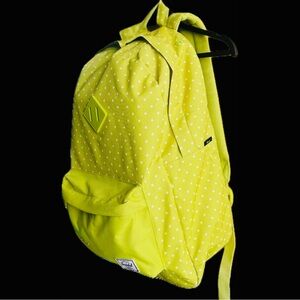 HERSCHEL | OS | Chartreuse Laser Lemon Lime Polka Dot‎ Small Laptop Backpack